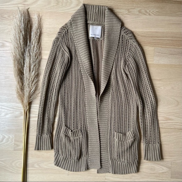 Sunday Best Sweaters - Aritzia Sunday best Crocheted Open Knit Cardigan